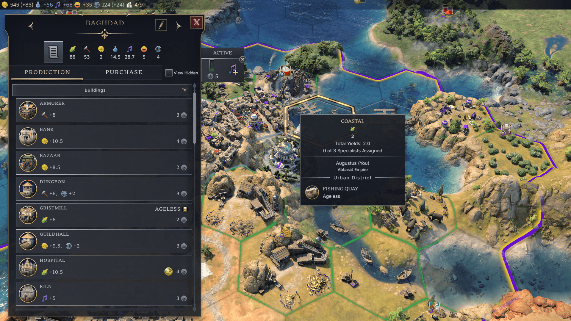 Old Building Selection Menu